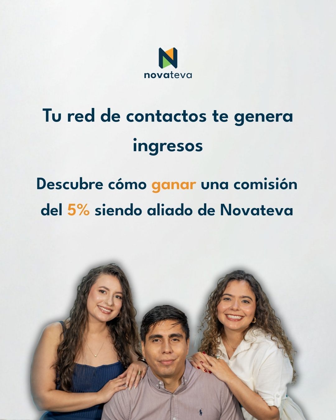 ¡Gana un 5% de comisión siendo aliado de Novateva! 💰✨
¿Tienes contactos que lideran negocios? ¡Es hora de monetizar esas conexiones! Con nuestro programa de referidos, tú conectas y nosotros nos encargamos del resto (diagnóstico, propuesta y ejecución técnica).
Sigue estos 4 pasos para inscribirte:
✅ Paso 1: Ve al link de nuestra bio y conoce los beneficios.
✅ Paso 2: Llena el formulario con tu nombre y perfil de LinkedIn.
✅ Paso 3: Revisa tu correo y completa tu registro.
✅ Paso 4: ¡Listo! Nos pondremos en contacto contigo para darte la bienvenida.
No hay límites, ¡cada proyecto cerrado es una nueva oportunidad para ganar!
👇 ¿Quieres unirte?
Haz clic en el link de nuestra biografía o deja un comentario con la palabra INFO y te escribimos por DM. 📩
#Referidos #TechPartner