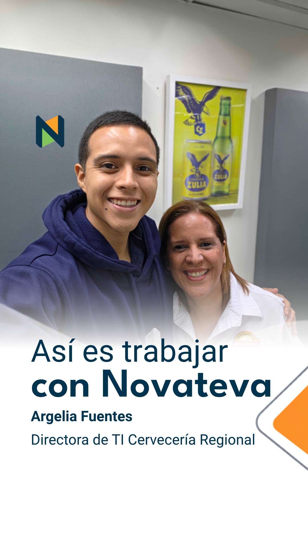 Entender el negocio va mucho más allá de una reunión técnica.
Durante nuestro trabajo con Cervecería Regional hemos tenido la oportunidad de involucrarnos con diferentes áreas, conocer sus procesos y mantener una comunicación constante durante el desarrollo de cada proyecto.
En esta segunda parte de la entrevista, Argelia Fuentes, Directora de Infraestructura TI de Cervecería Regional, nos cuenta cómo ha sido esa dinámica de trabajo junto a Novateva.
Y todavía queda mucho de esta conversación. En el próximo video hablaremos sobre los retos que enfrentan las empresas al momento de modernizar sus sistemas. 💙
